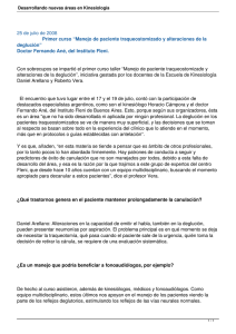 Desarrollando nuevas áreas en Kinesiología