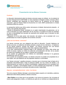 Bienes Comunes