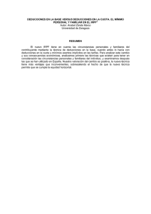 DEDUCCIONES EN LA BASE VERSUS DEDUCCIONES EN LA