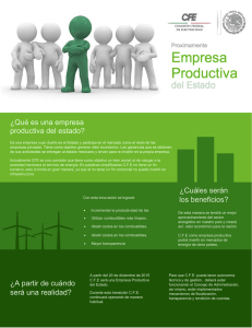 ¿Qué es una empresa productiva del estado? ¿Cuáles serán los