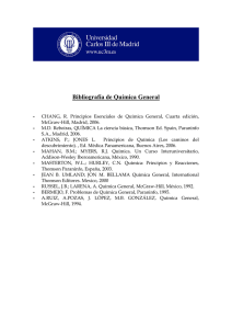 Bibliografía de Química General