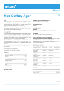 Mac Conkey Agar: Aislamiento de Bacilos Gram Negativos