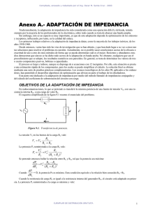 Anexo A.- ADAPTACIÓN DE IMPEDANCIA