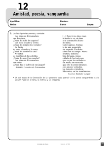 Poemas Generación 27: Alberti y Salinas - Ejercicio