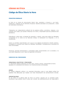 Código de Ética Diario la Hora
