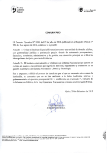Y COMUNICADO con personalidad jurídica y patrimonio propio