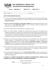 Declaración de Responsabilidad