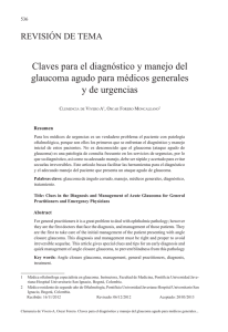 Claves para el diagnóstico y manejo del glaucoma agudo para