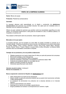 perfil de la empresa alemana - Cámara de Comercio Alemana para