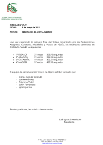 Una vez celebrada la primera fase del Trofeo organizado por las