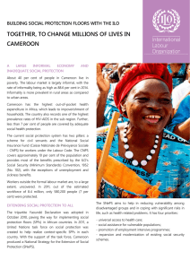 TOGETHER, TO CHANGE MILLIONS OF LIVES IN CAMEROON
