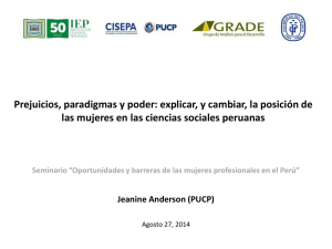 Prejuicios, paradigmas y poder: explicar, y cambiar, la posición de