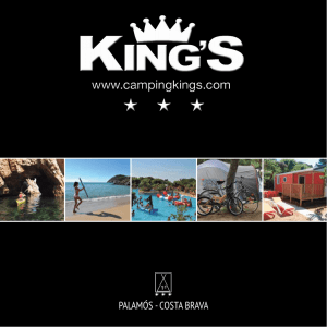 Catálogo online - Camping King`s