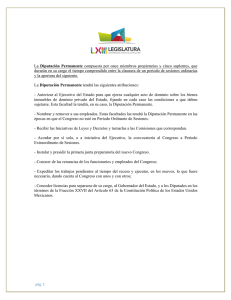 La Diputación Permanente compuesta por once miembros