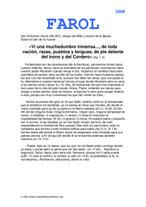 «Vi una muchedumbre inmensa..., de toda nación, razas, pueblos y