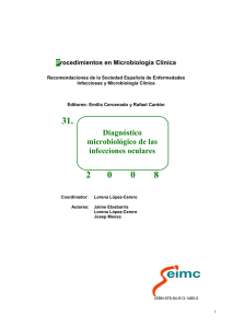 Diagnóstico microbiológico de las infecciones oculares