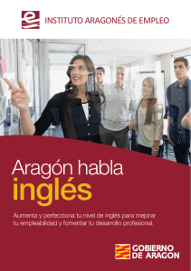 Folleto - Aragon habla ingles