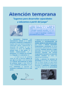 “ d ll id d “Jugamos para desarrollar capacidades y educamos a