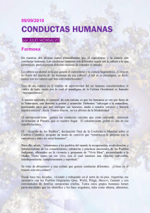 CONDUCTAS HUMANAS - SIESE Manuel Ugarte
