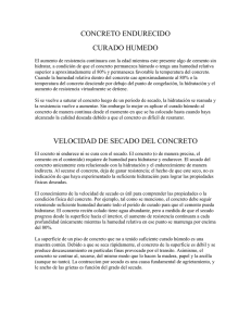 concreto endurecido