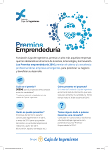 Fundación Caja de Ingenieros, premia un año más aquellas