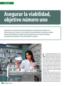 Asegurar la viabilidad, objetivo número uno