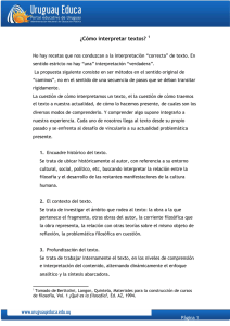 Cómo interpretar textos