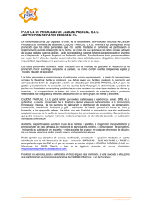 Política de privacidad