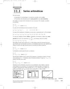 Series aritméticas