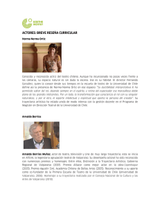 ACTORES: BREVE RESEÑA CURRICULAR