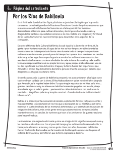Riego Babilónico: Guía de Actividades para Estudiantes