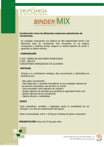 Combinación única de diferentes sustancias