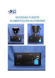 novedad fuente alimentacion autonoma