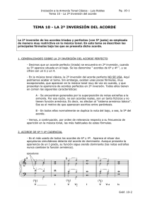 tema 10 - la 2ª inversión del acorde