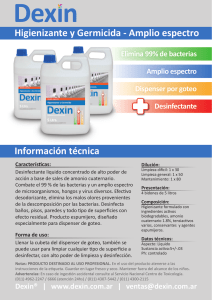 Dexin - Higienizante y Germicida