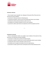 Informació rellevant: - Tots els aturats hauran d`acreditar l`atur
