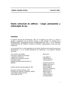 Cargas permanentes y sobrecargas de uso - U