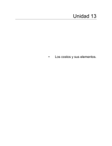 Los costos y sus elementos