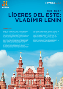 líderes del este: vladímir lenin