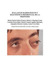 Proptosis: Hallazgos Radiológicos y Diagnóstico Diferencial