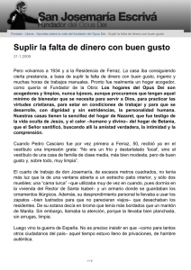 Suplir la falta de dinero con buen gusto