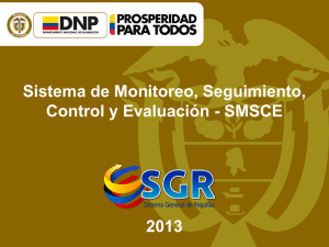 sistema de monitoreo, seguimiento, control y evaluación