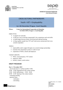 CROSS SECTORAL PARTNERSHIPS Youth + VET + Employability
