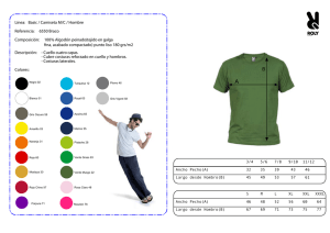 Línea: Basic / Camiseta M/C / Hombre Referencia: 6550 Braco