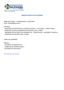CABEZAS GARCIA FELIX GENARO SEDE GUAYAQUIL