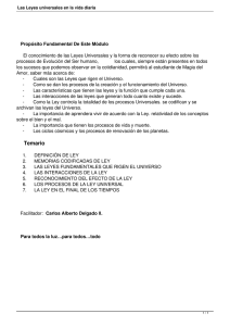 Las Leyes universales en la vida diaria - OCEANO