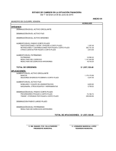 ORÍGENES: TOTAL DE ORÍGENES: 1,557,120.40