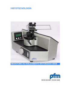 Microtomo De Deslizamiento Pfm 4003E