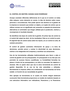 EL CONTROL DE GESTIÓN