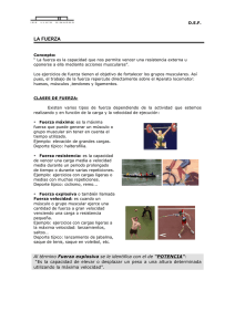 La Fuerza: Tipos, Contracción Muscular y Entrenamiento